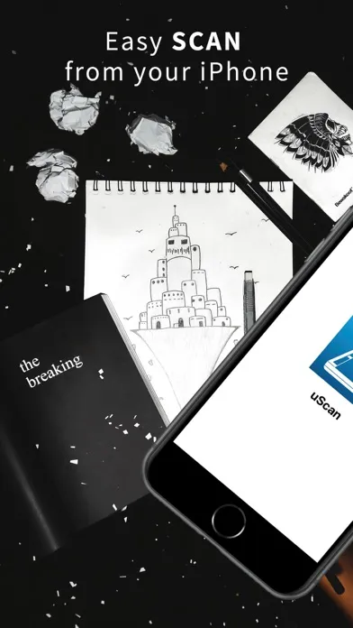 uScan PDF Document Scanner App স্ক্রিনশট