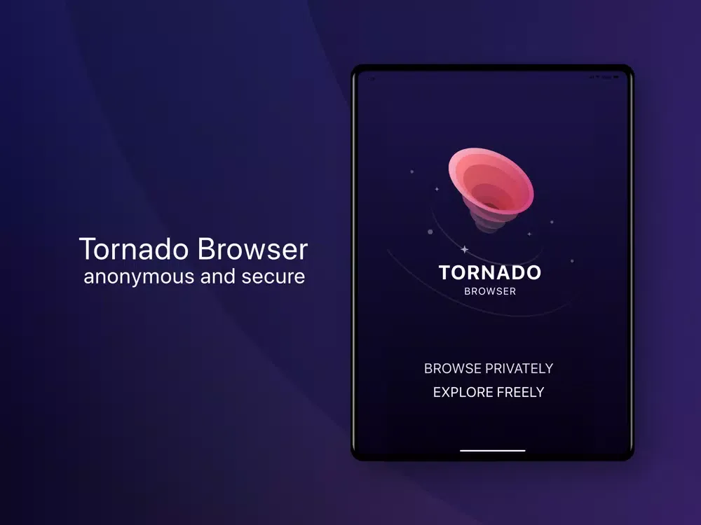 Tor onion browser - Tornado iPad  স্ক্রিনশট