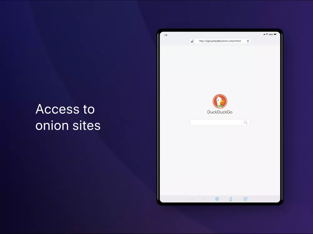 Tor onion browser - Tornado iPad  স্ক্রিনশট