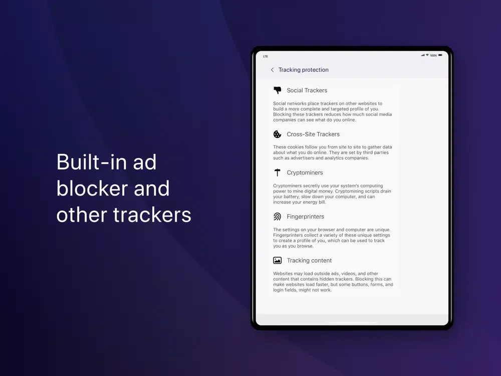 Tor onion browser - Tornado iPad  স্ক্রিনশট