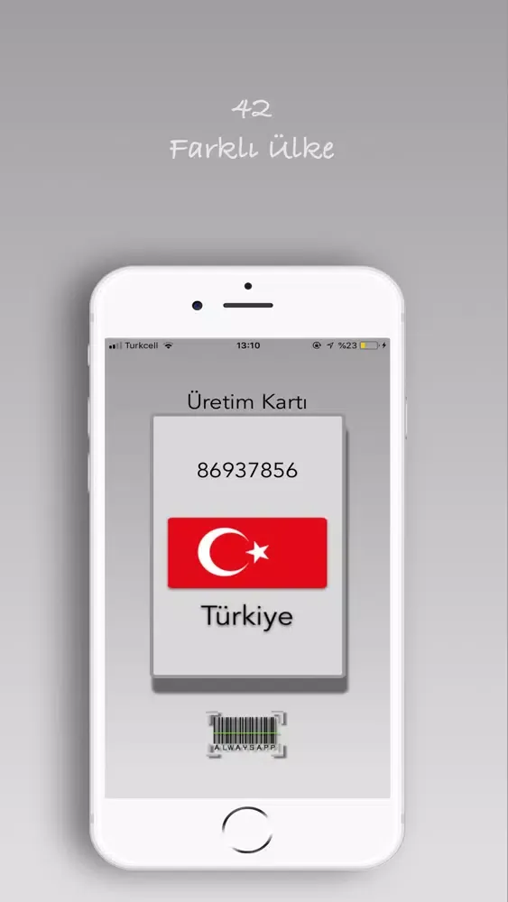 Tangkapan skrin Üretim Yeri - Made in