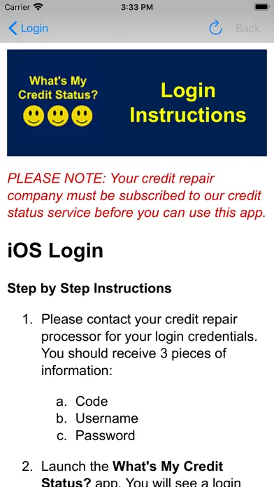 What's My Credit Status? স্ক্রিনশট