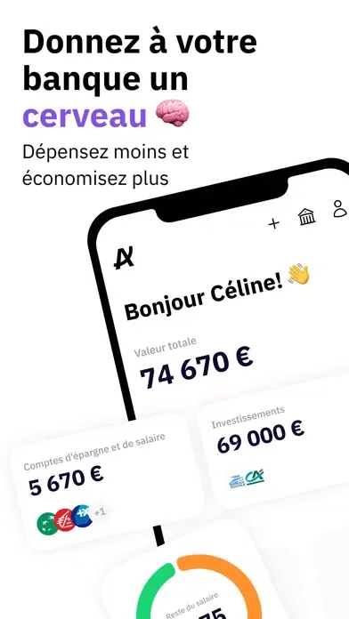 Captures d'écran de Alwy : Budget, épargne