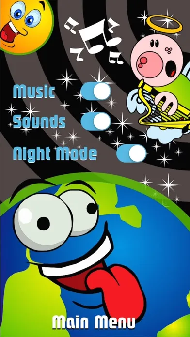 Puzzles FREE. Play with planets, monsters, angels and other characters! スクリーンショット
