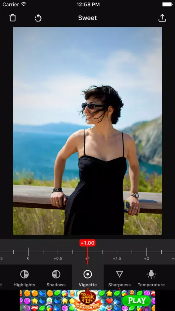 Capturas de tela do Sweet: Simple Photo Editor