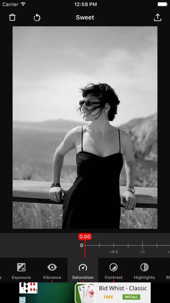 Capturas de tela do Sweet: Simple Photo Editor