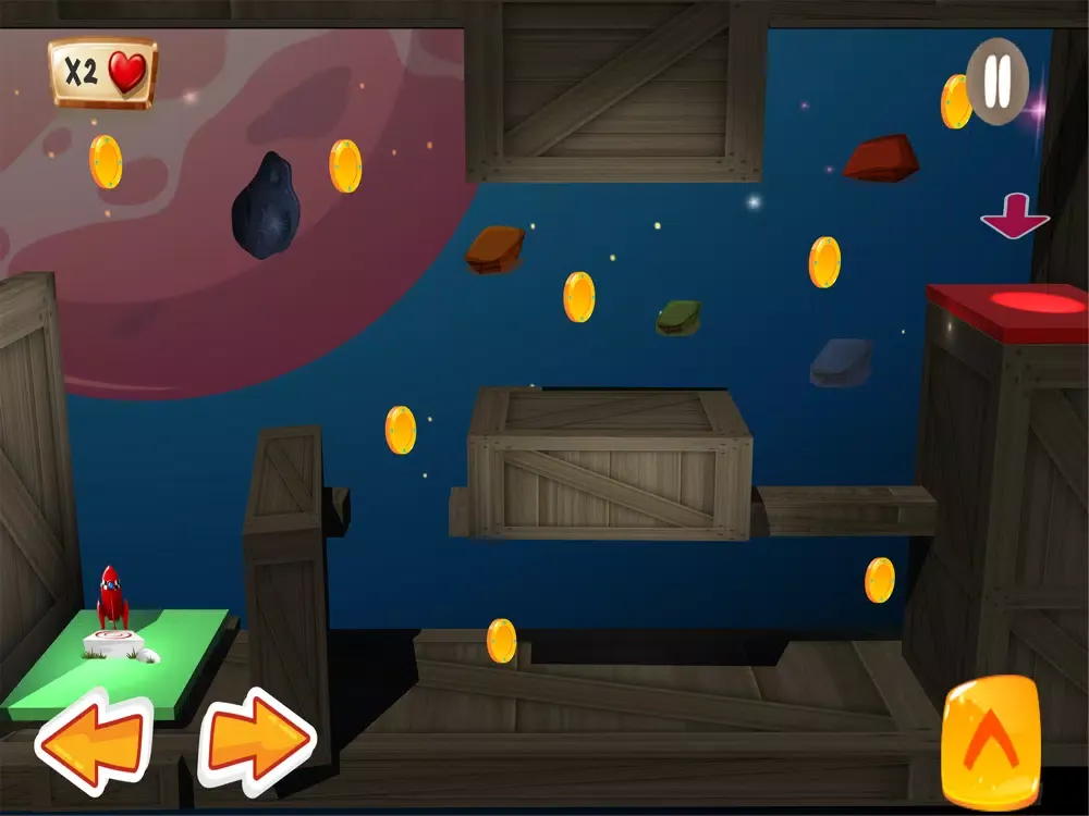 Скриншоты Rocket Crash: Space Travel iPad 