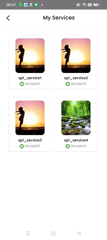 Alyana Health Service Provider Screenshots