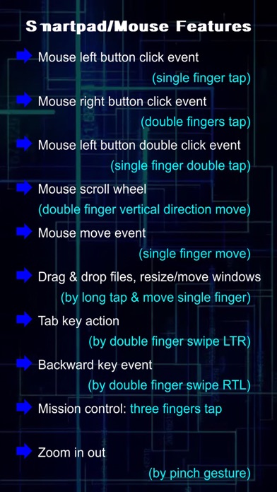 Capturas de tela do iRat - Smartpad