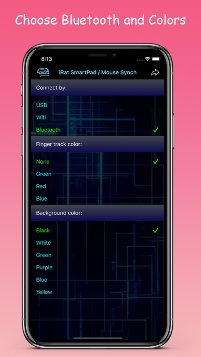 Capturas de tela do iRat - Smartpad