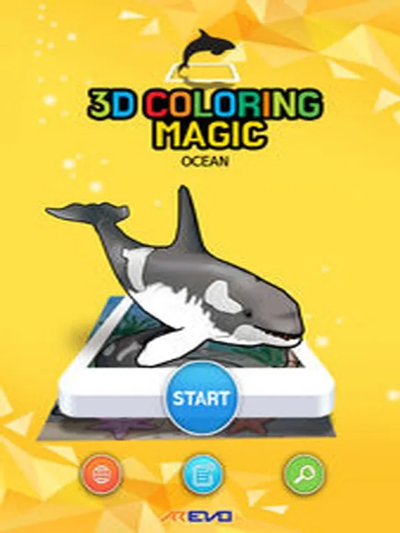 Zrzuty ekranu AREVO OCEAN - 3D AR COLORING iPad 
