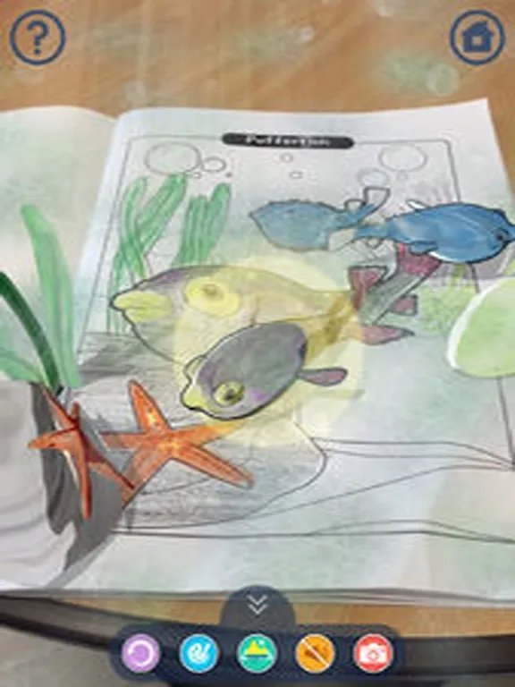 Zrzuty ekranu AREVO OCEAN - 3D AR COLORING iPad 