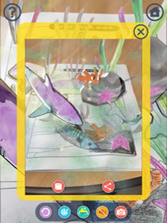 Zrzuty ekranu AREVO OCEAN - 3D AR COLORING iPad 