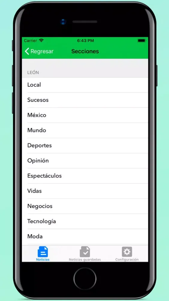 Capturas de tela do Periódico am para movil