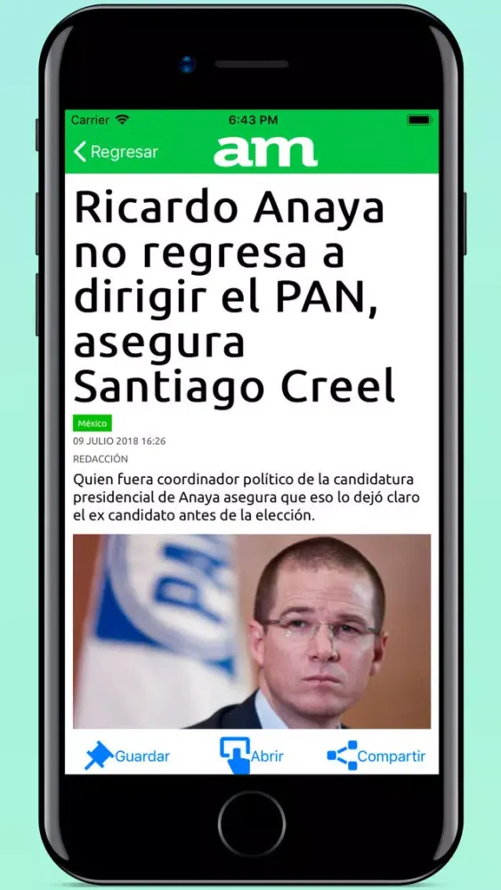 Capturas de tela do Periódico am para movil