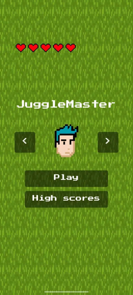 Tangkapan skrin JuggleMaster