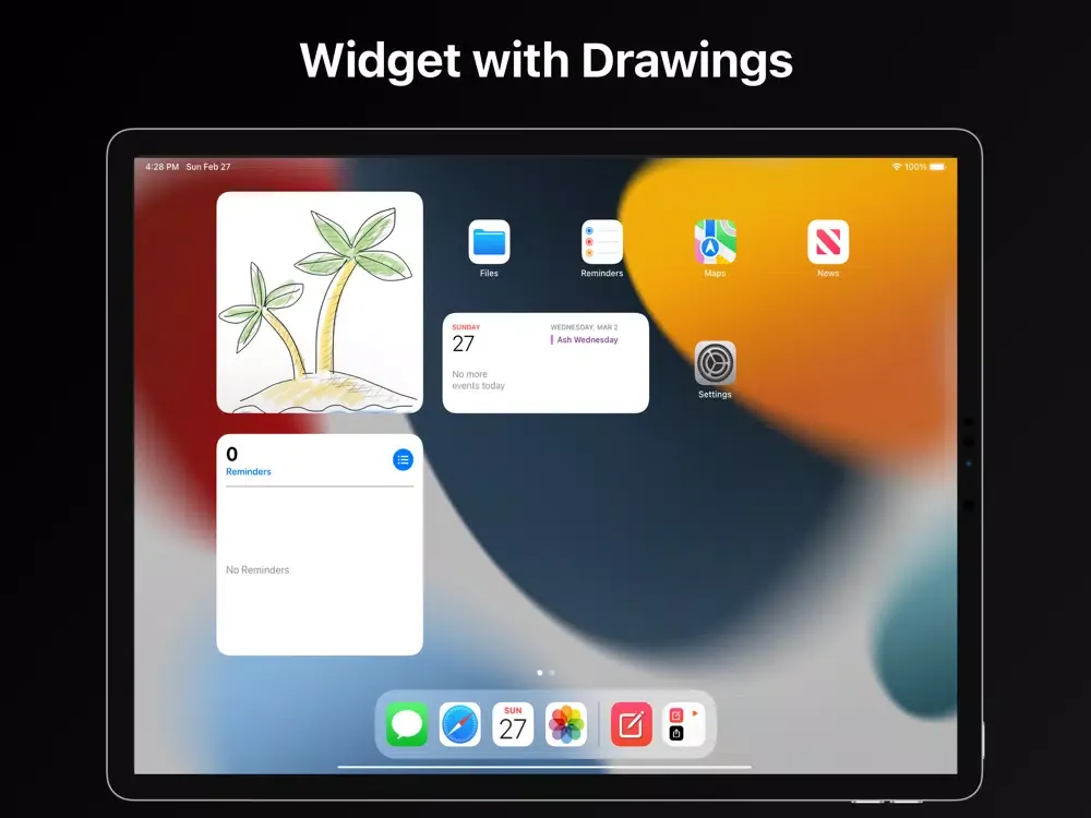 صور Draw It Widget・Share Note Pic iPad 