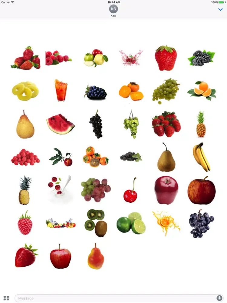 Fruits for iMessage! iPad  স্ক্রিনশট