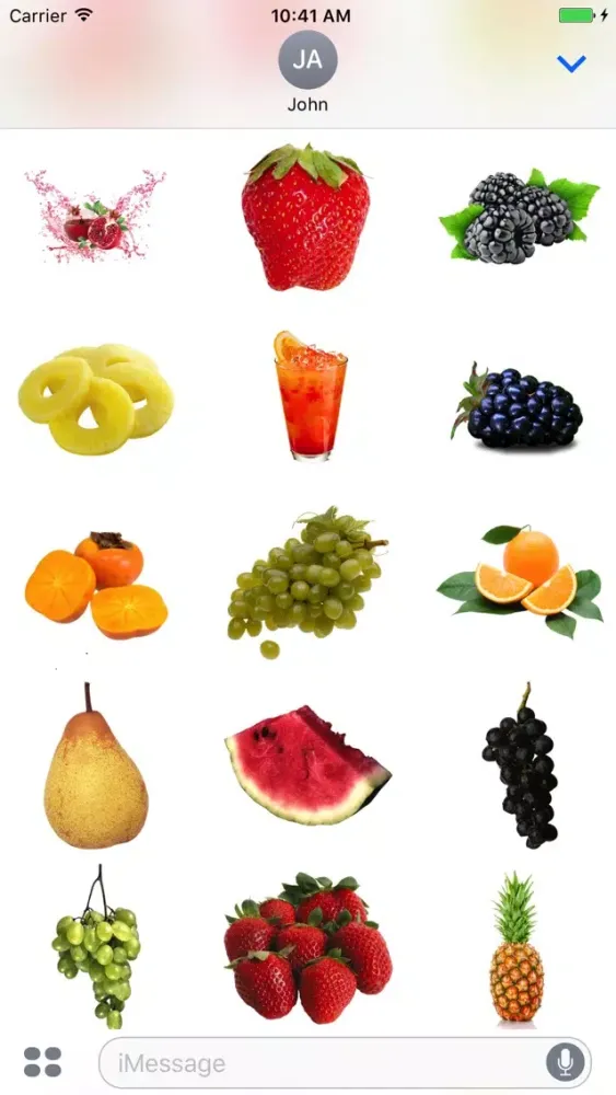 Fruits for iMessage! স্ক্রিনশট