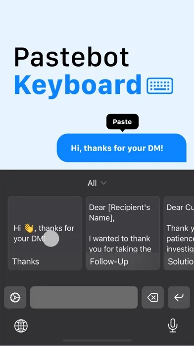 Скриншоты Auto Paste - Keyboard Shortcut
