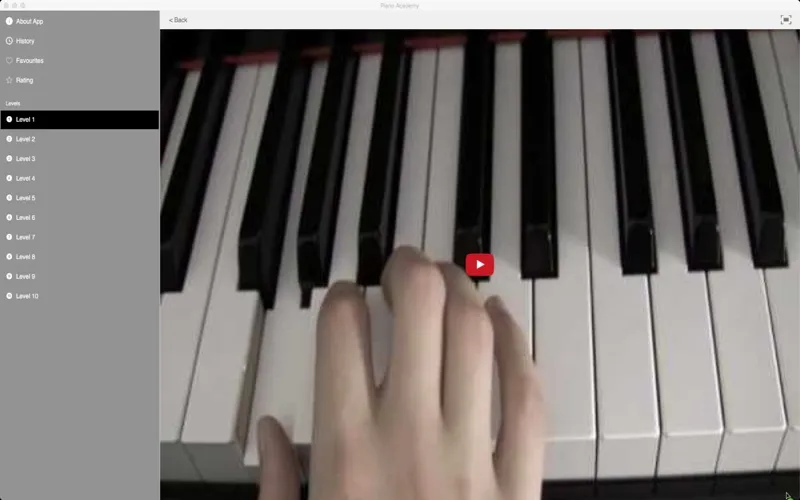 Capturas de tela do Piano Academy