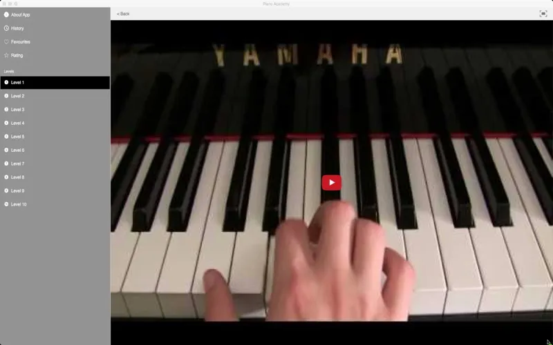 Capturas de tela do Piano Academy