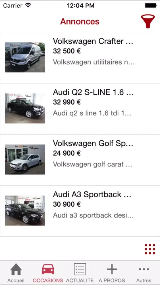 AUDI ESPACE SAINT-MAXIMIN應用截圖