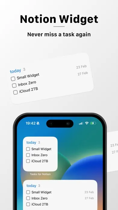 Tangkapan layar Tasks for Notion - To-Do List