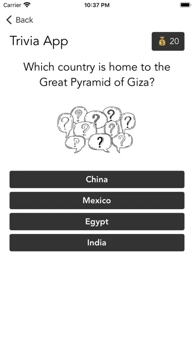 Trivia App - Knowledge Quiz Screenshots
