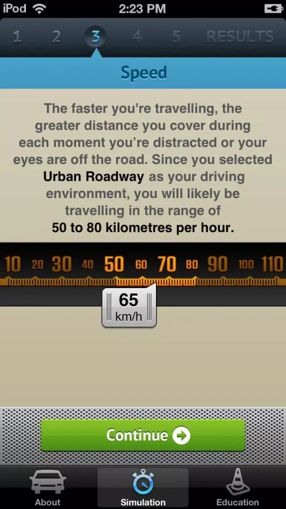 Distracted Driving Simulator Screenshots