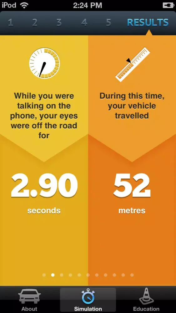 Distracted Driving Simulator Screenshots