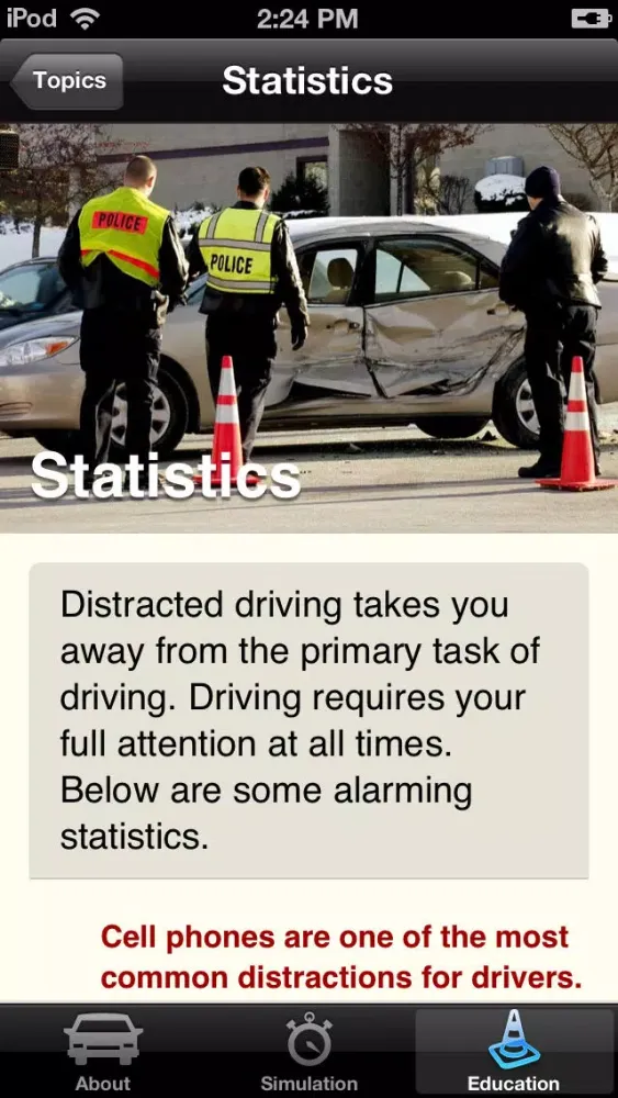 Distracted Driving Simulator Screenshots