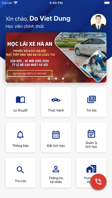 Ảnh chụp màn hình của Đào tạo lái xe Hà An