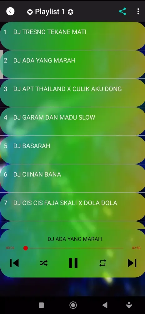 Captures d'écran de DJ Viral Jedag Jedug Slow