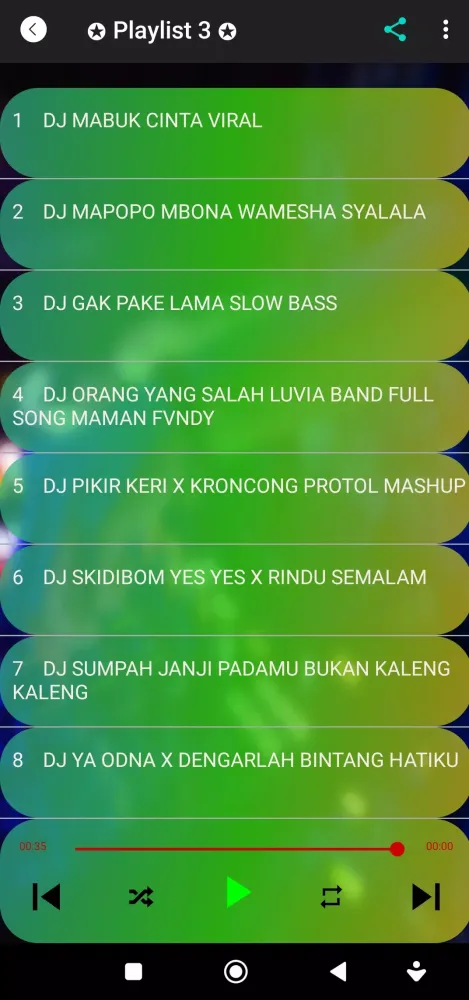 Captures d'écran de DJ Viral Jedag Jedug Slow