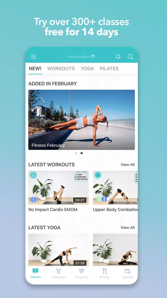 FRESH BODY FIT MIND Screenshots