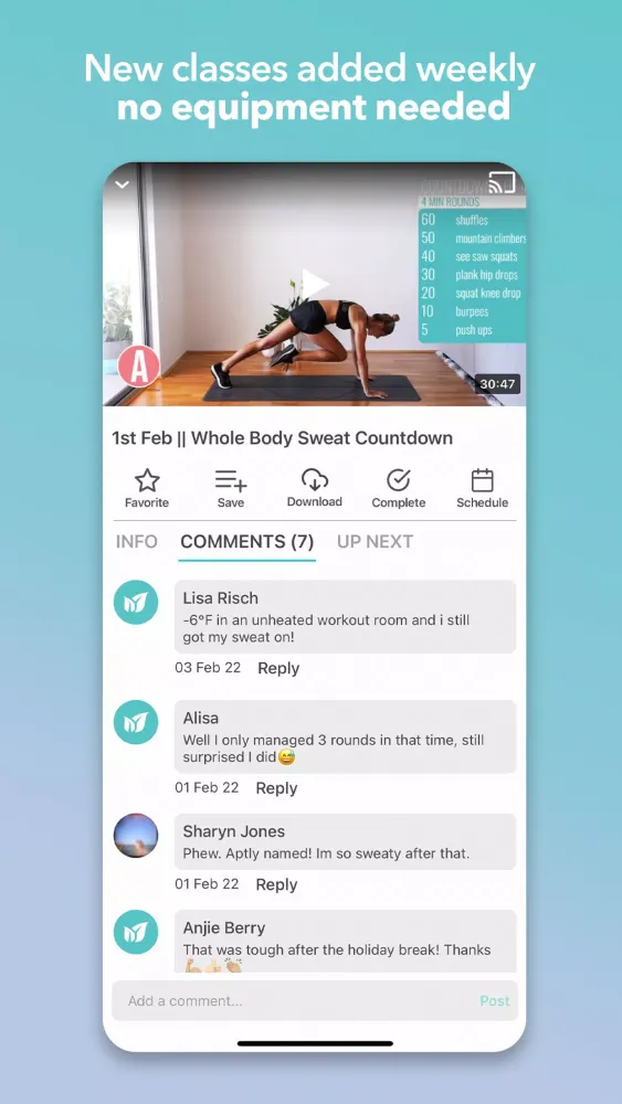 FRESH BODY FIT MIND Screenshots