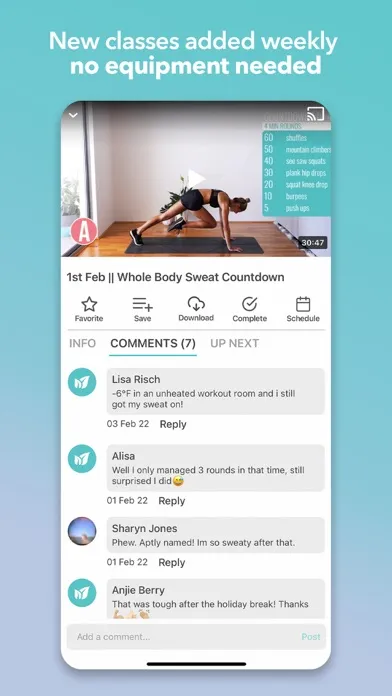 Capturas de pantalla de FRESH BODY FIT MIND