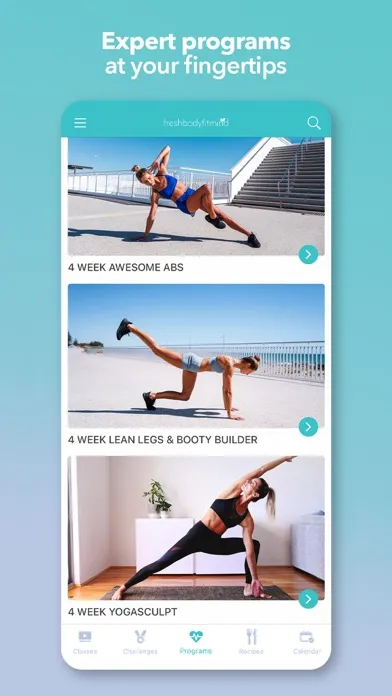 Capturas de pantalla de FRESH BODY FIT MIND