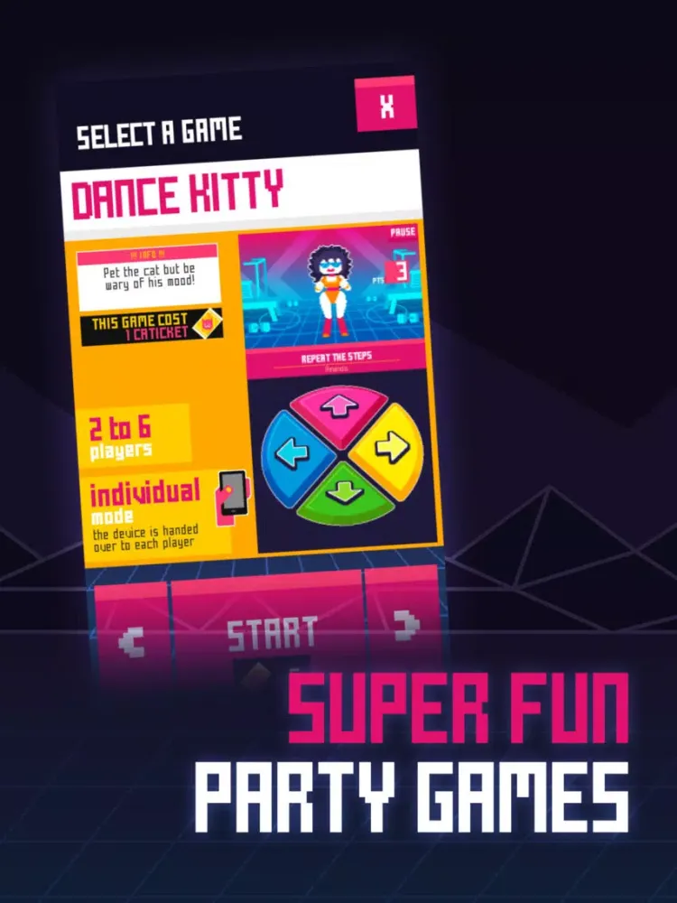 Capturas de tela do MEON Party Games iPad 