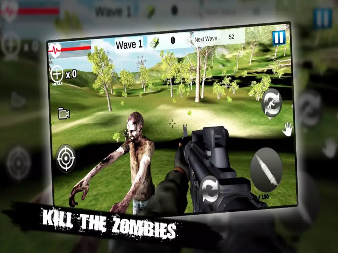 Tangkapan layar 3D Zombie Sniper Revenge 2019 iPad 