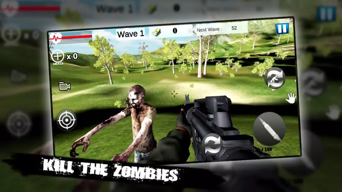 Tangkapan layar 3D Zombie Sniper Revenge 2019