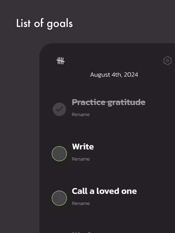 صور 5Goals - Daily Goal Tracker iPad 