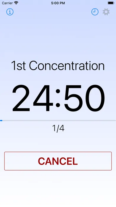 Скриншоты Concentration Timer