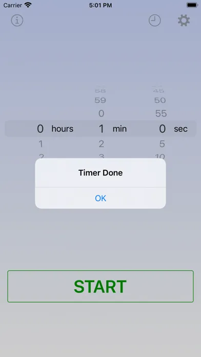 Tangkapan layar Voice Over Timer