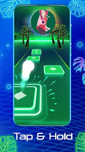 Ảnh chụp màn hình của Tiles Hop: EDM Rush