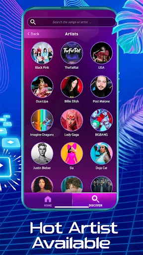 Ảnh chụp màn hình của Tiles Hop: EDM Rush