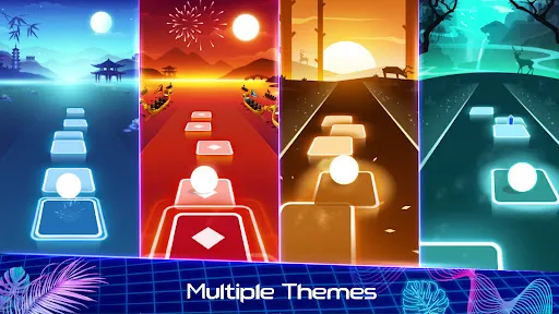 Ảnh chụp màn hình của Tiles Hop: EDM Rush