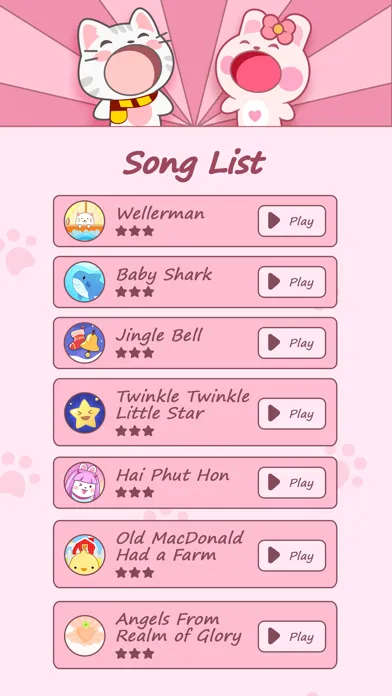 Capturas de tela do Duet Friends: Pet Music Games