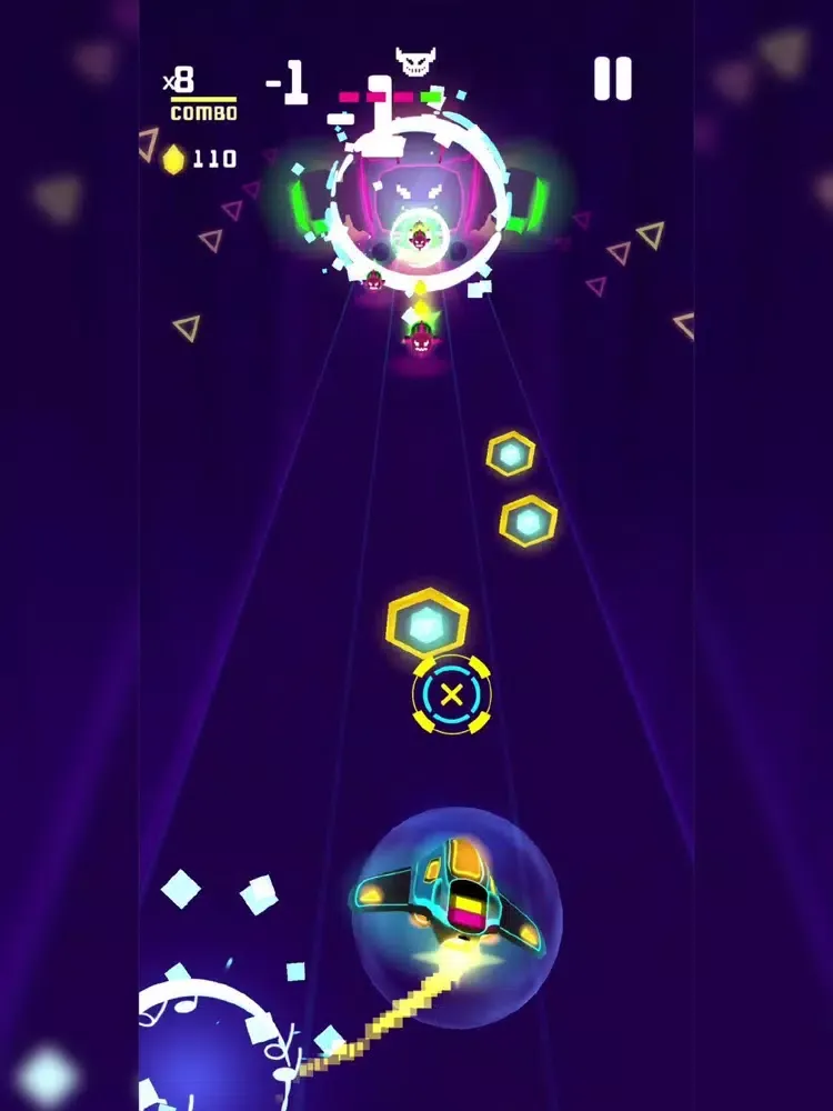 Capturas de tela do Rocket Hero EDM iPad 